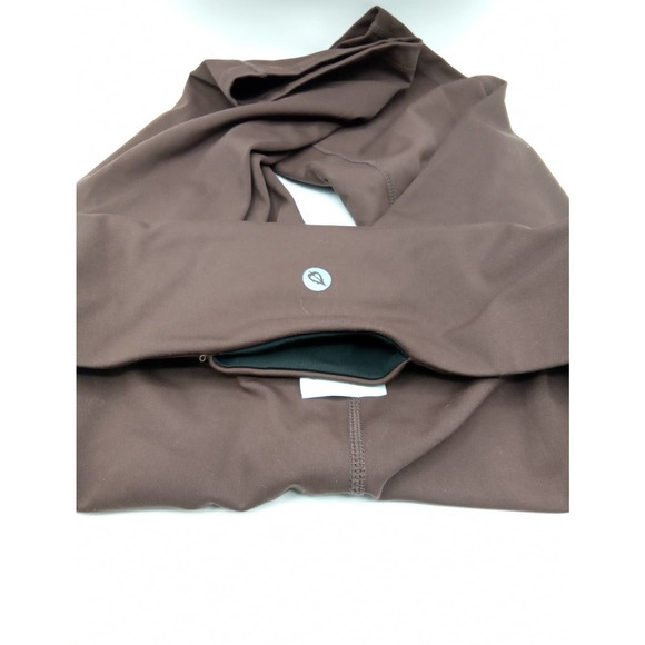 BALEAF Capri Leggings for Women Knee Length Dark Brown Med - Picture 4 of 5